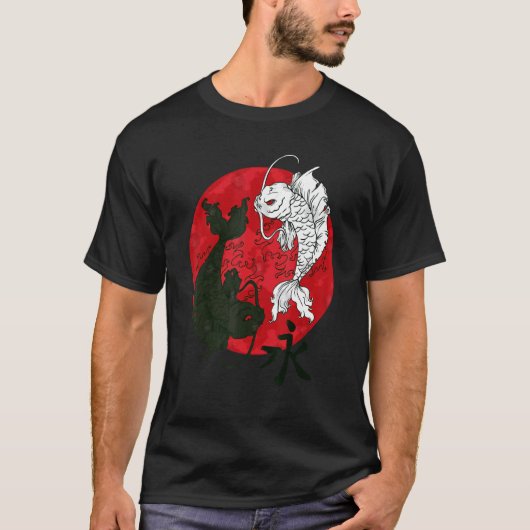 T-shirt Koi Fish Yin et Yang (Devant)