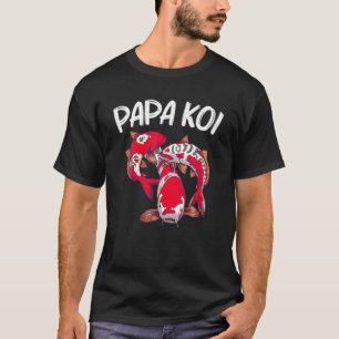 T-shirt Koi Poisson Cadeau Pour Papa Hommes Japon Koi Carp