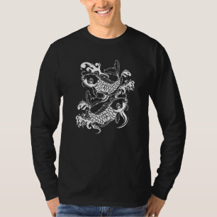 T-shirt Koi Poisson Carpe Japonaise Asiatique Nishikigoi T