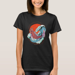T-shirt Koi Poisson Carpe Nishikigoi Japon Culture japonai