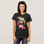 T-shirt Koi Poisson Rouge Et Orange (Devant entier)
