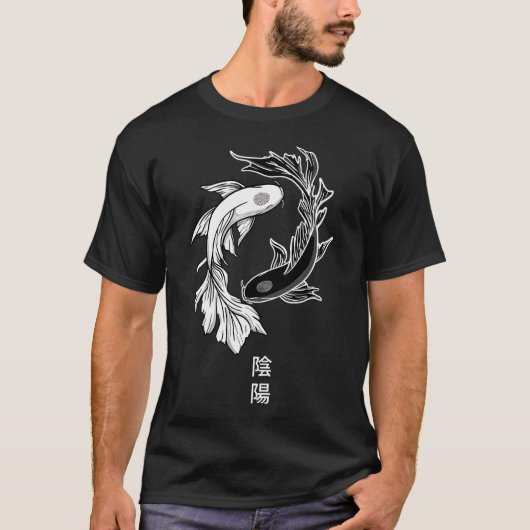 T-shirt Koi yinyang (Devant)