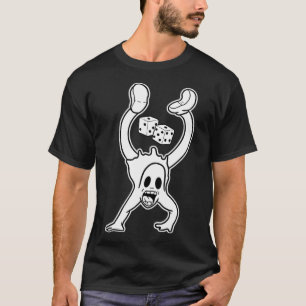 T-shirt Koko Le Fantôme Clown Lucky Dice Poignée Gothique