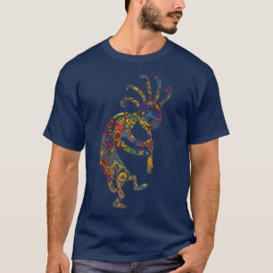 T-shirt Kokopelli amérindien avec des ornements Ventilate