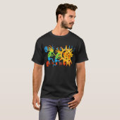 T-shirt Kokopelli coloré (Devant entier)