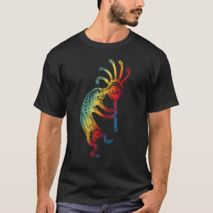 T-shirt Kokopelli d'origine américaine avec des dégradés o