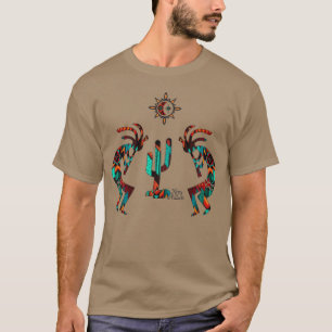 T-shirt Kokopelli Et Cactus