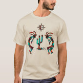 T-shirt Kokopelli Et Cactus (Devant)