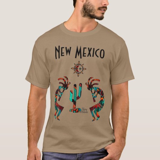 T-shirt Kokopelli Et Cactus (Devant)