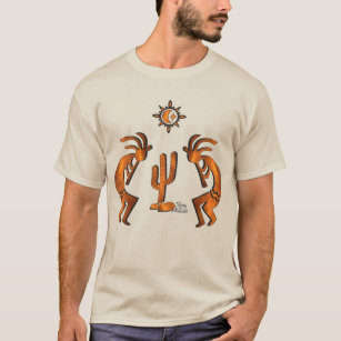 T-shirt Kokopelli Et Cactus