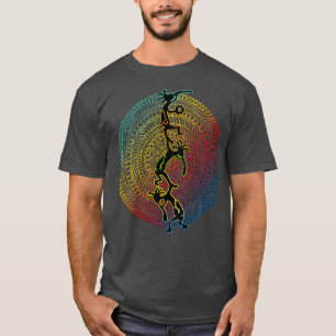 T-shirt Kokopelli Musicien acrobates Mandala 1 Fan Fun