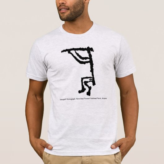 T-Shirt Kokopelli Petroglyphe (Devant)