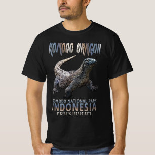 T-shirt Komodo Dragon - Le Plus Grand Lézard Du Monde.