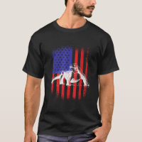 Komodo Dragon USA Amérique Drapeau Animal Reptile