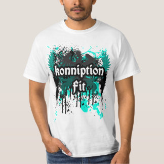 T-shirt Konniption a adapté" la pièce en t blanche