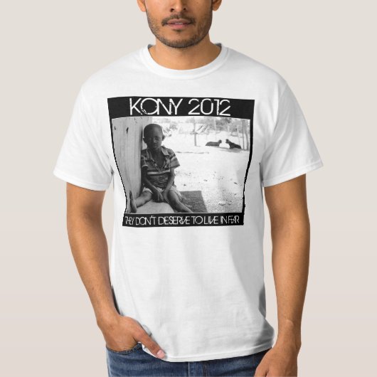 T-shirt KONY 2012 - Arrêtez la crainte (Devant)