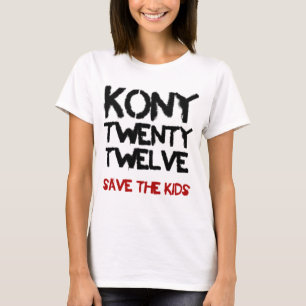 T-shirt Kony 2012 - chemise "sauvez enfants "