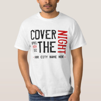 T-shirt Kony 2012 - Couvrez la nuit - PERSONNALISABLE