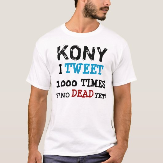 T-shirt Kony 2012 - y u pas complètement (Devant)