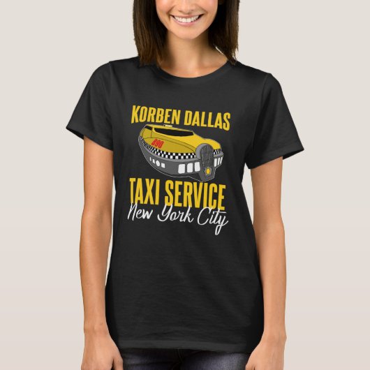 T-shirt Korben Dallas Taxi Service (Devant)