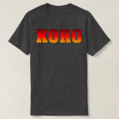 T-shirt Korg coloré (Design devant)