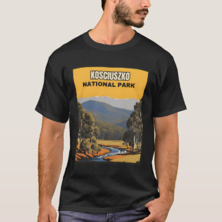 T-shirt Kosciuszko � L'horizon sans fin de l'Australie