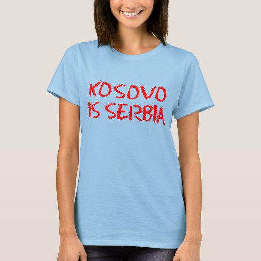 T-shirt Kosovo est la Serbie (Devant)