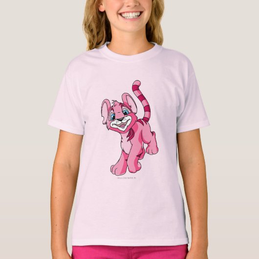 T-shirt Kougra rose (Devant)