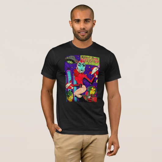 T-shirt Kousin Freaky Space (Devant entier)