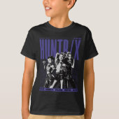 T-shirt Kp Demon Hunters Halloween World Tour Huntrix Ster (Devant)