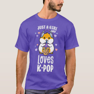 T-shirt KPop Cadeaux Pour Ados Fille Kawaii KPop Hamster