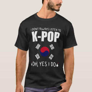 T-shirt Kpop Coréen Pop Merchandise Corée du Sud Cadeau
