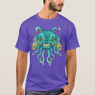 T-shirt Kraken Monster sous-marin Octopus