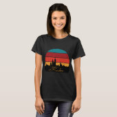T-shirt Krakow Pologne Vieille Ville Voyage Rétro (Devant entier)