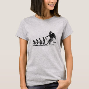 T-shirt Krampus avec enfants