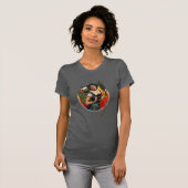 T-shirt Krampus féminin Vintage (Devant entier)