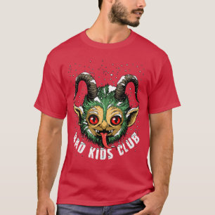 T-shirt Krampus Mauvais Club Démon de Noël Germanique Horr