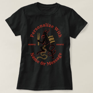 T-shirt Krampus personnalisé