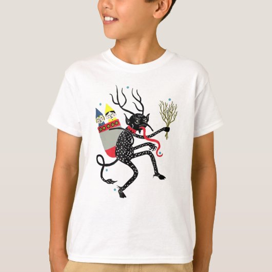 T-shirt Krampus vintage (Devant)