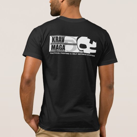 T-shirt Krav Maga : Grand dos de crâne (Dos)