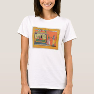T-shirt Krishna arrivant à la maison de Radha,
