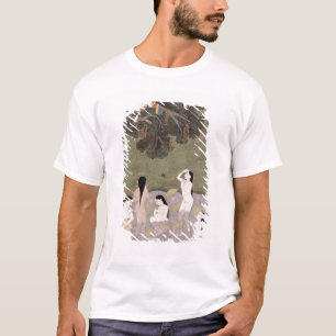 T-shirt Krishna avec les vêtements des filles de vache,
