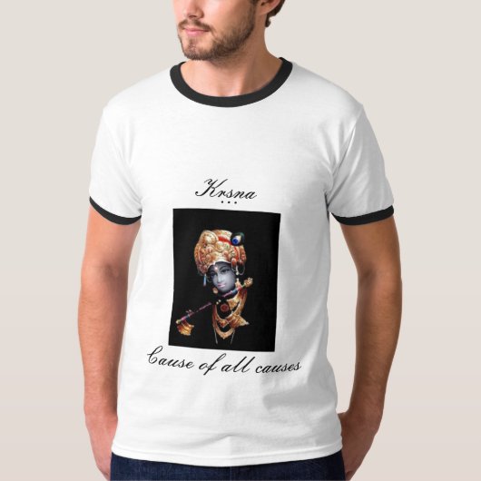 T-shirt Krishna-Cause de tous causes (Devant)