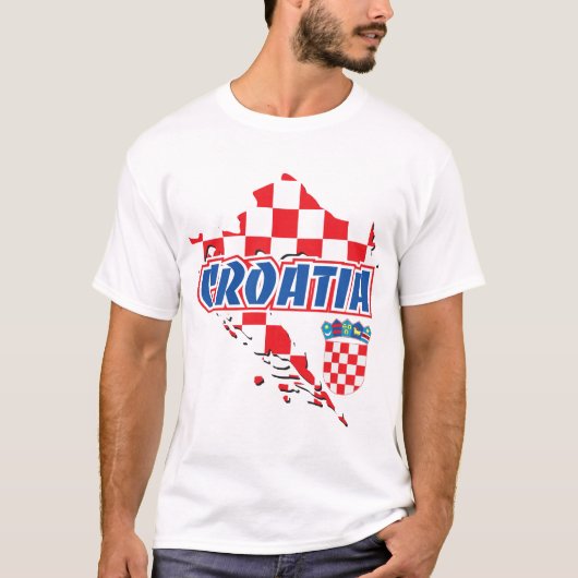 T-Shirt - Kroatië (Voorkant)