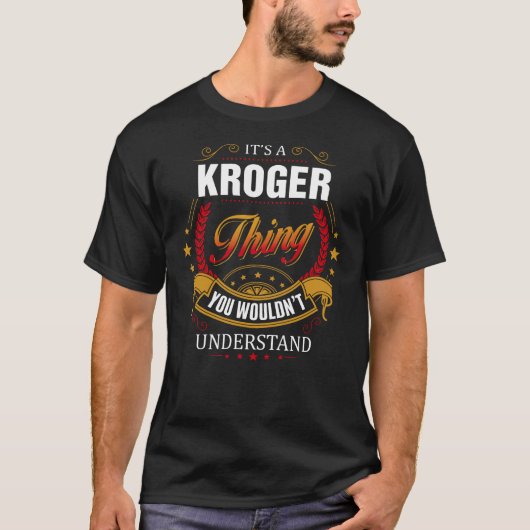 T-shirt KROGER ce que vous ne comprendriez pas (Devant)