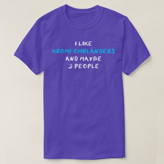 T-shirt Kromfohrlnder Funny (Design devant)