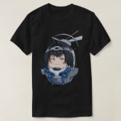T-shirt kronii hololive kronii vrai visage kronii dakimaku (Design devant)