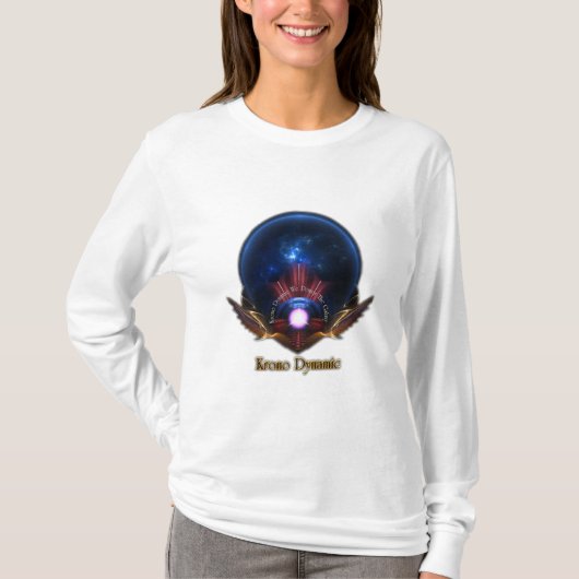 T-shirt Krono Dynamic Fractal Art (Devant)