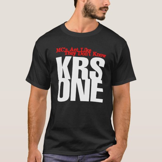 T-shirt Krs 1 Mcs Agir Comme Ils Ne Savaient Pas Essentiel (Devant)