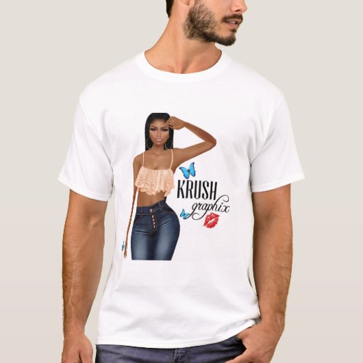T-shirt Krush Graphix par Ahsek Novel Shirt 7 (Devant)